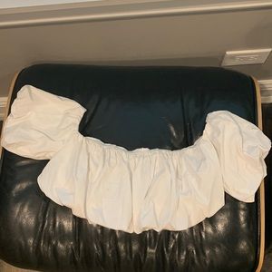 White crop top from Forever 21. Size S